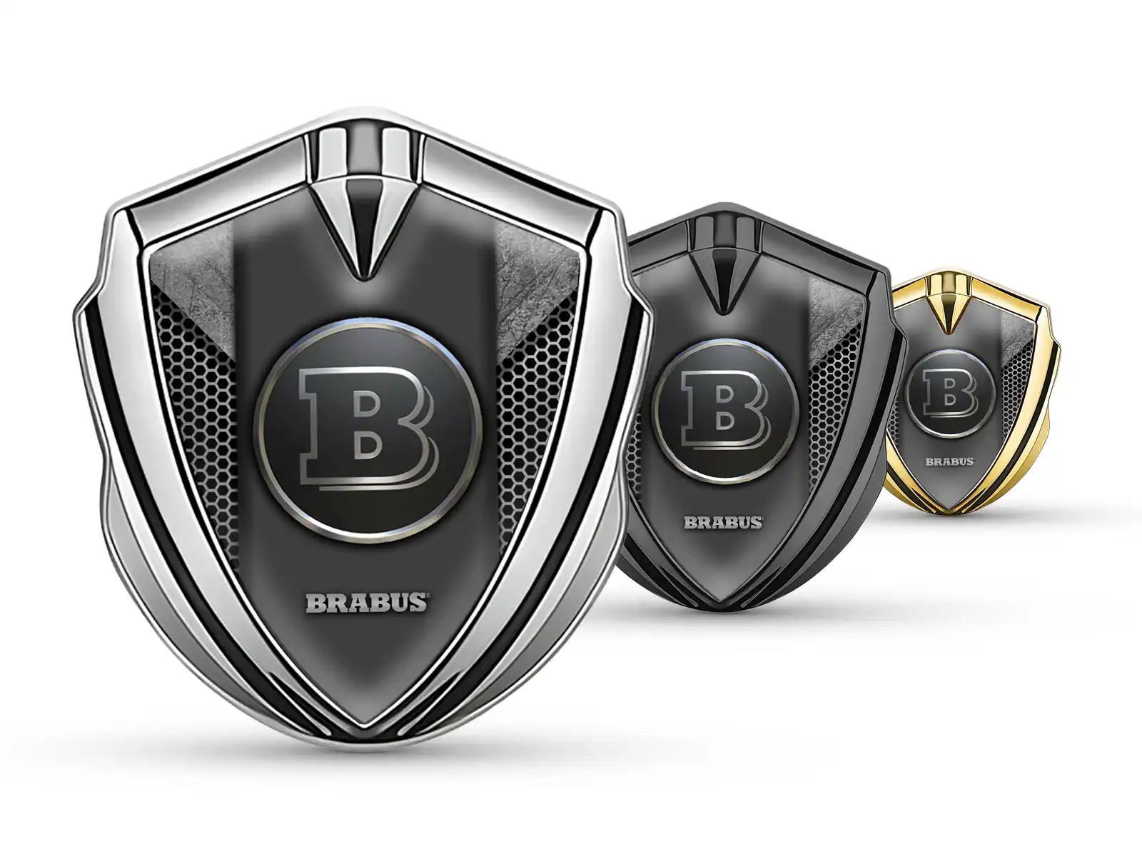 Brabus Emblem Silikon Abzeichen High-End Design Drift Look